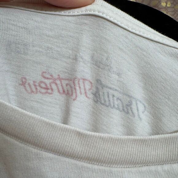 TravisMathew White Born On The Fourth Red Blue Graphic T Shirt Large - Picture 6 of 6